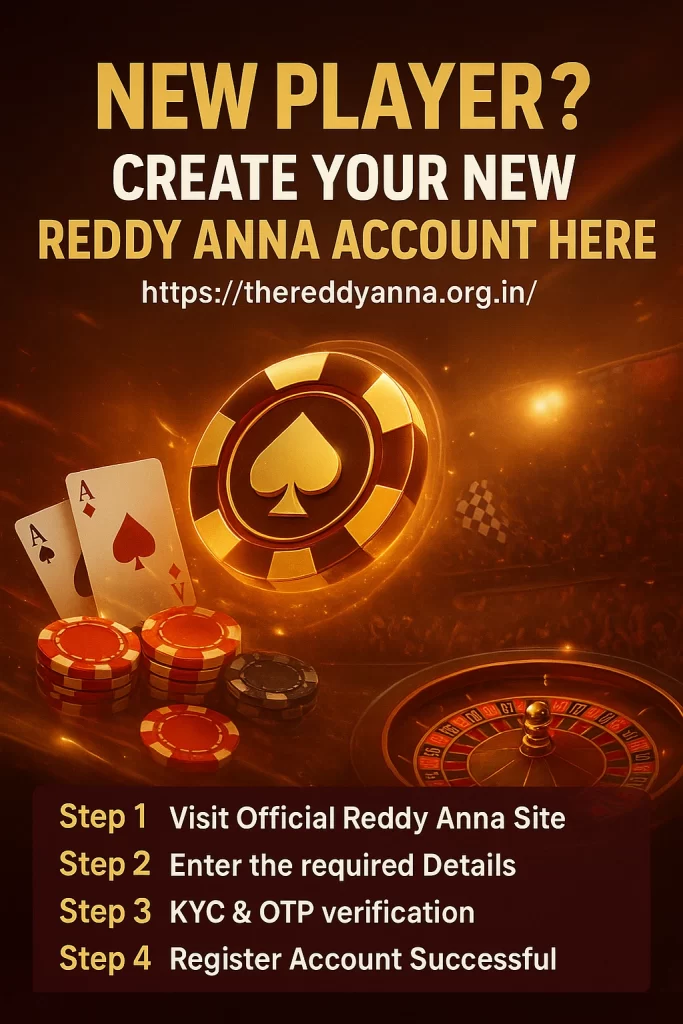 Reddy Anna Account Registration Process - Official Betting Platform